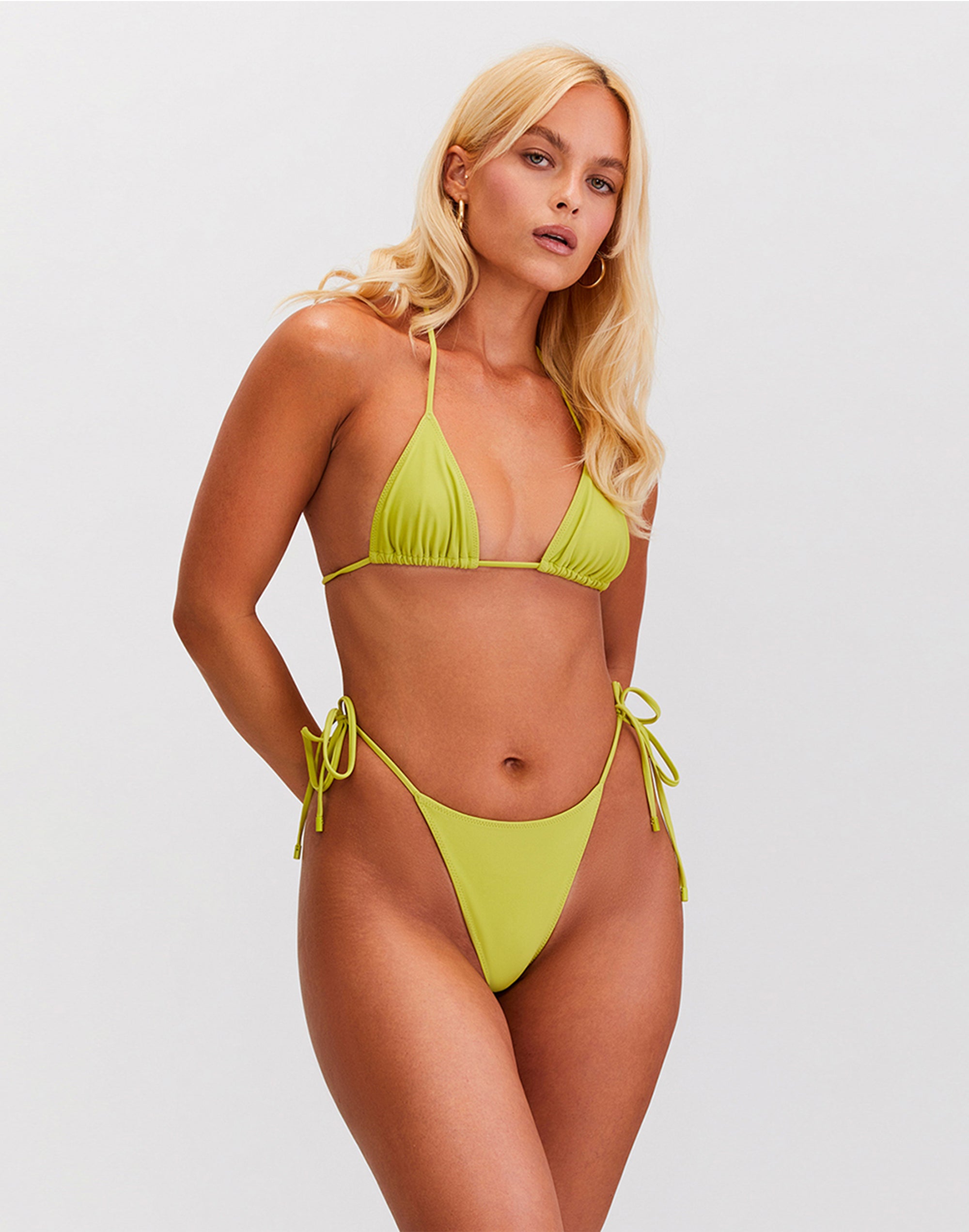 Le Triangle Bottom - Jackfruit Green Sunkissed
