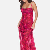Beach To Bar Dress - Rouge