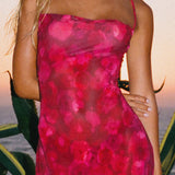 Beach To Bar Dress - Rouge