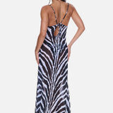 Beach To Bar Dress - Zebra
