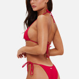 Le Triangle Bottom - Cherry Red