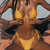 Le Triangle Top - Sunshine Yellow