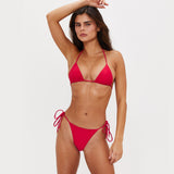 Le Triangle Bottom - Cherry Red